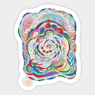 Contemporary Celtic Swirls Sticker